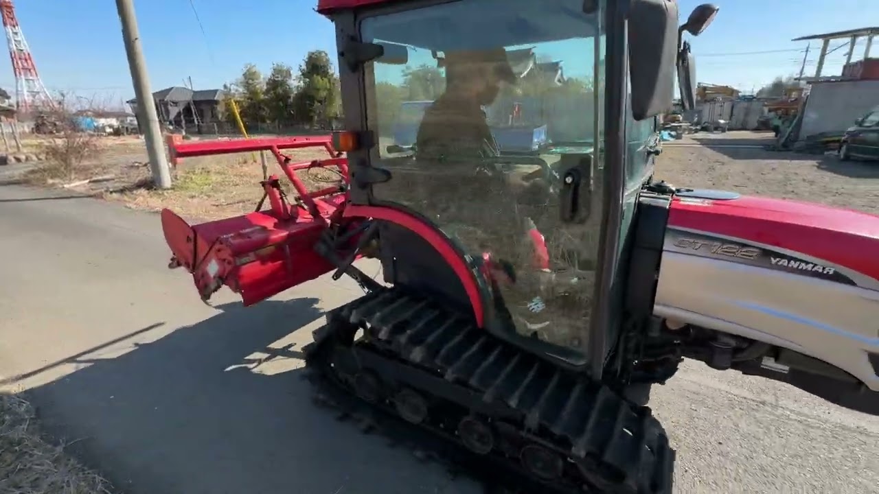 ヤンマー　YANMAR 　CT122   　22馬力 　クローラ　700時間 　　H22年　田んぼ　農業　トラクター　キャビン パワステ 　逆転 　自動水平　現状車　実働動画！埼玉　行田　【中古販売】