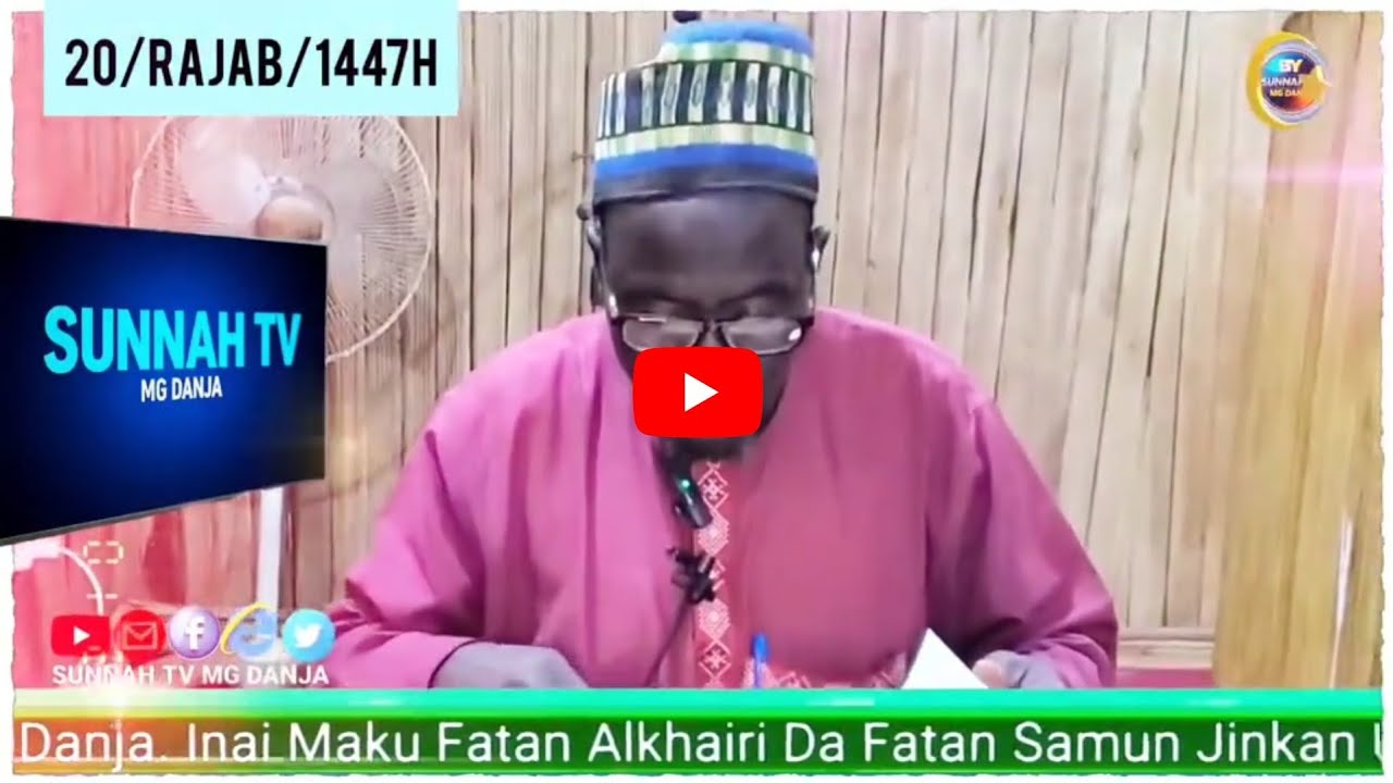 ADABUL MUFRAD TARE DA MALAM IBRAHIM DAN MAHAWAYI DAGA MASALLACIN IZALA CENTRAL MOSQUE DANJA.  BY  MG