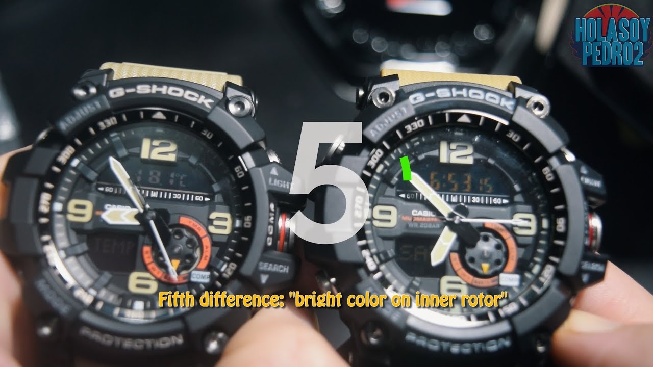 Casio GG 1000-1a5 Replica vs Original G Shock Mudmaster
