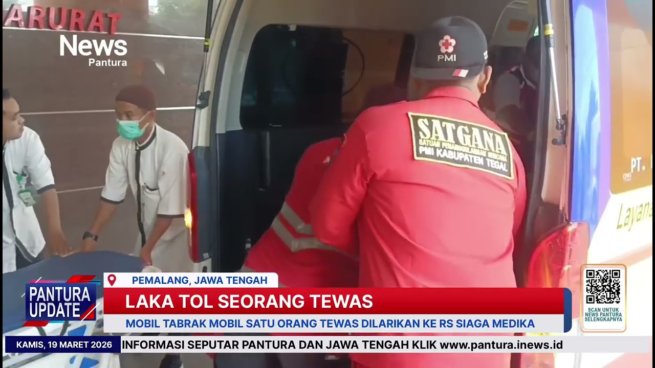 Mengantuk mobil tabrakan di tol Pemalang satu orang meninggal dunia 