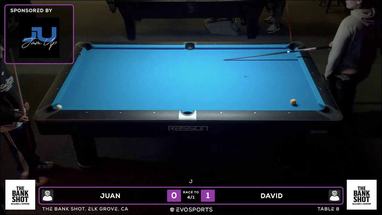JUAN vs DAVID - THE BANK SHOT - TABLE 8 | EvoSports