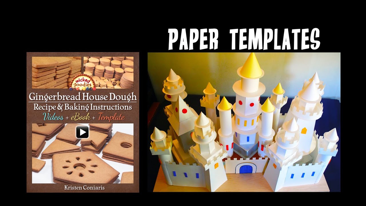 Paper Templates Gingerbread House