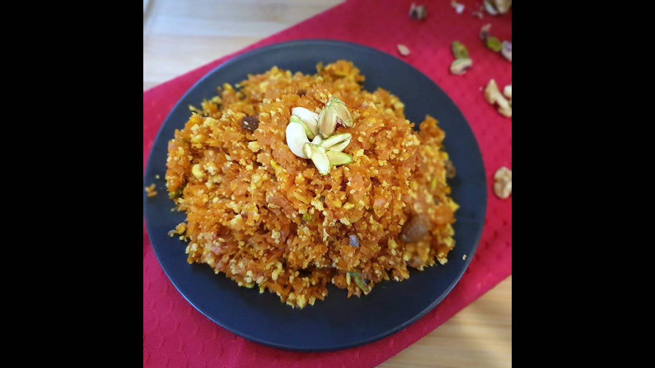 ||Gajar ka halwa with milk powder|| Carrot halwa|| Milk powder||