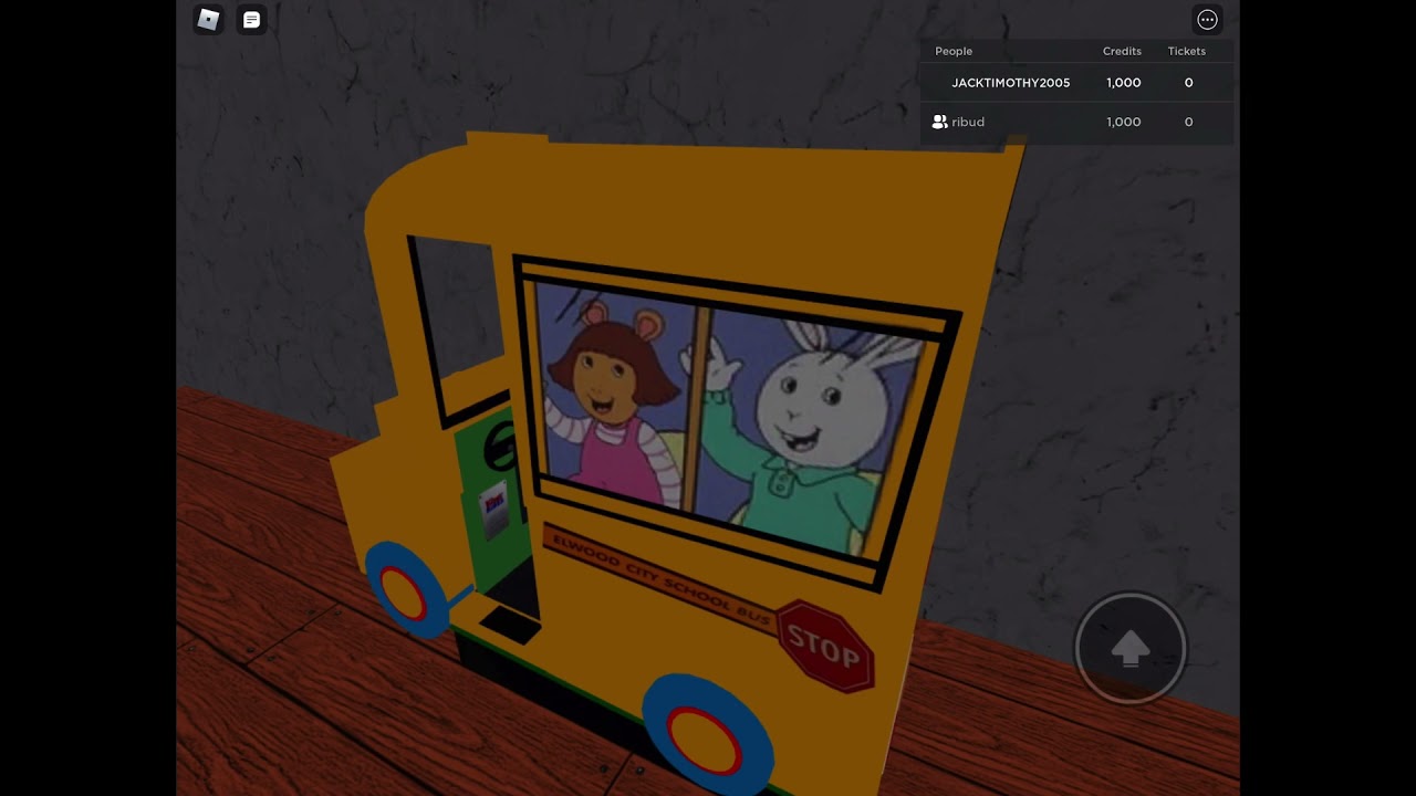 Arthur kiddie ride Roblox (featuring my friend Ribud)