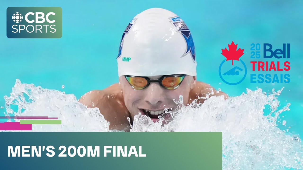 Men's 200m breaststroke final at Bell Canadian Swimming Trials | #CBCSports