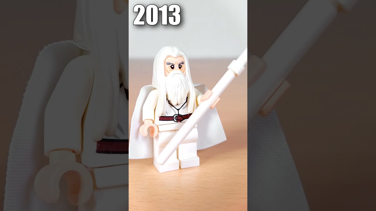 The Evolution Of LEGO LORD OF THE RINGS Gandalf Minifigures