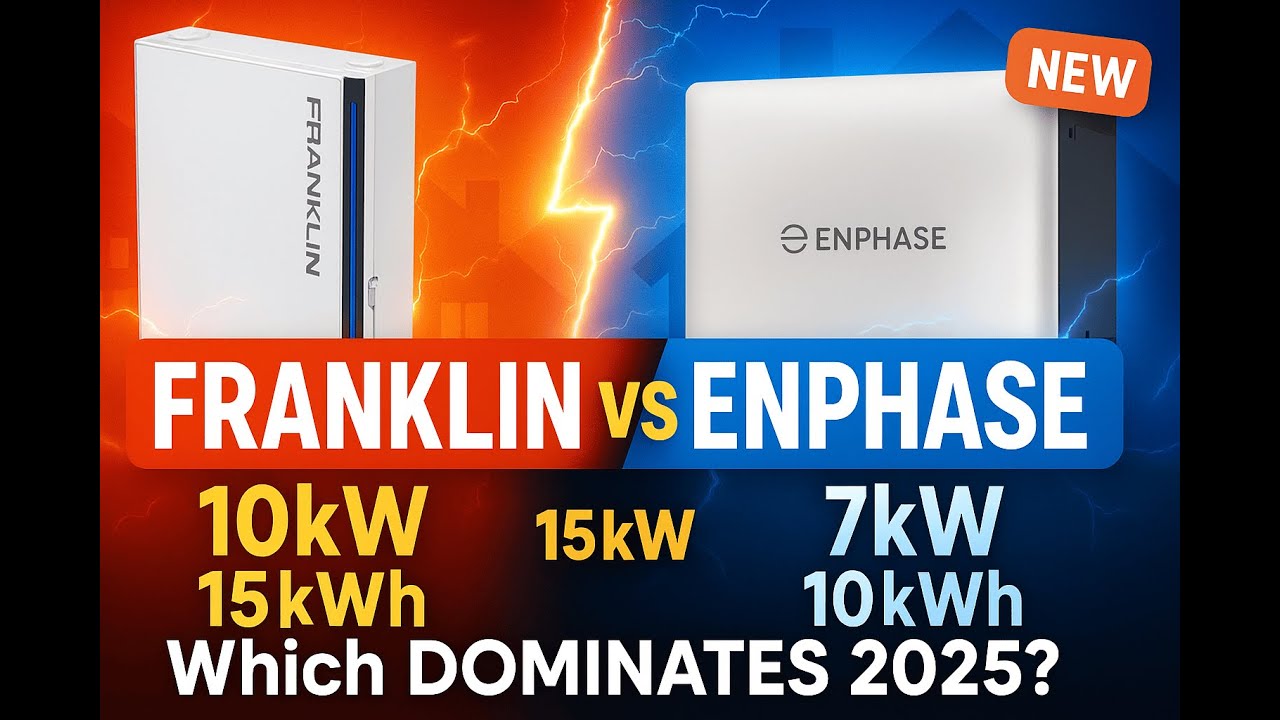 Franklin WH aPower2 vs Enphase IQ Battery 10C Complete Comparison