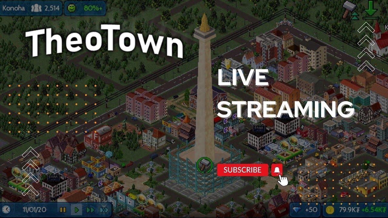 🔴LIVE! Play TheoTown : Mari Membangun Kota Impian! - Part 4