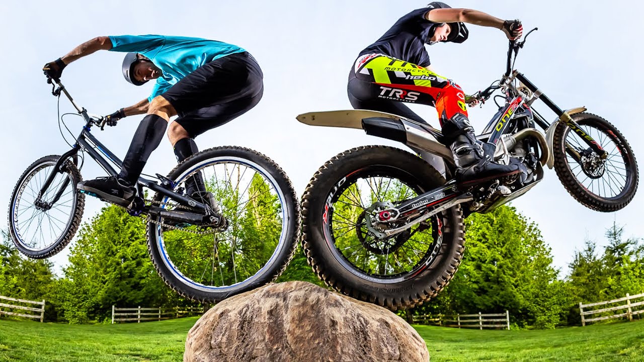 Moto Trial vs Bike Trial