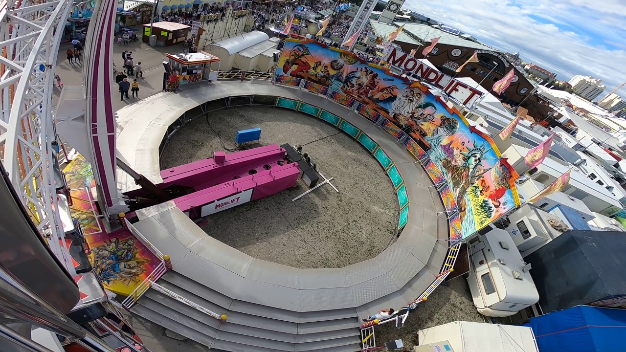 HUSS Enterprise Mondlift (Zehle) Oktoberfest München 2019 POV Onride
