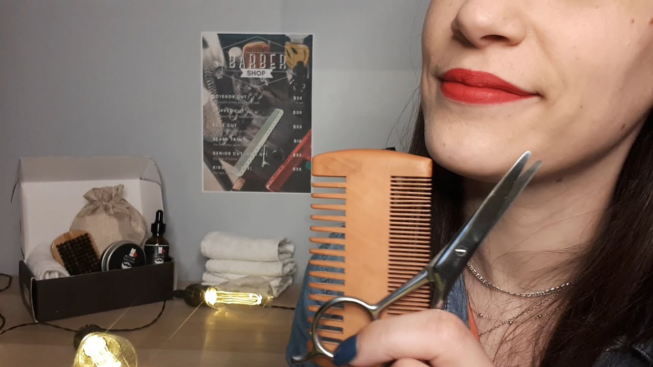 ASMR FR 💈 BARBER SHOP 💈 ROLEPLAY ATTENTION PERSONNELLE ~ SHAMPOING, COUPE, TAILLE DE LA BARBE