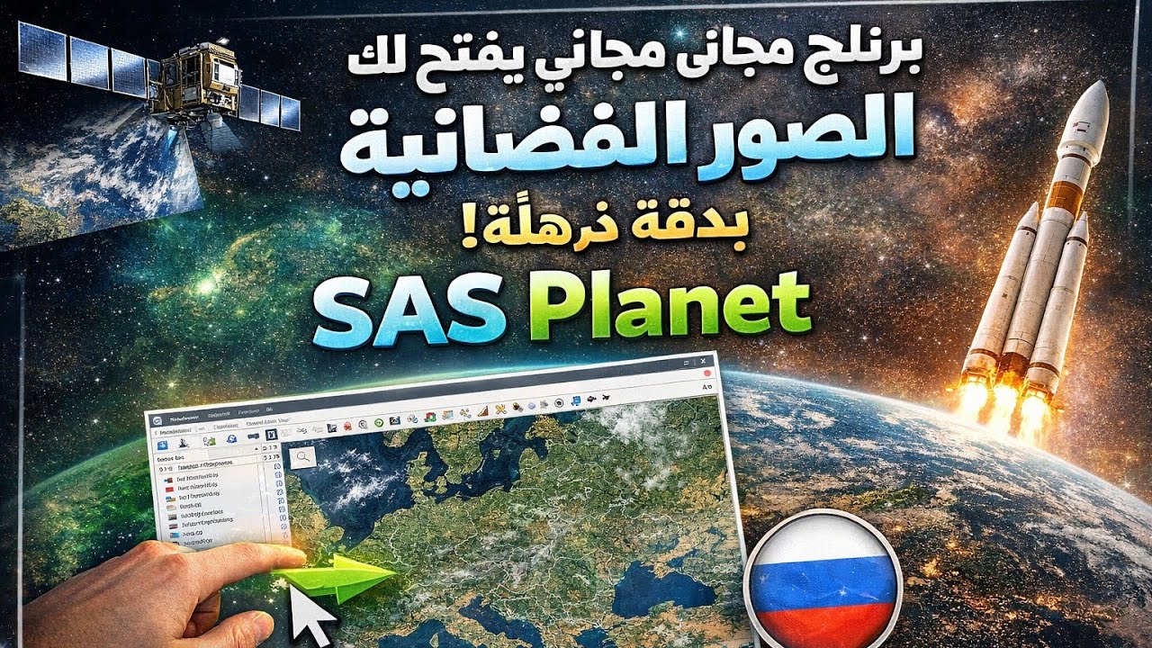 برنامج مجاني يفتح لك عالم الصور الفضائية بدقة مذهلة | SAS Planet