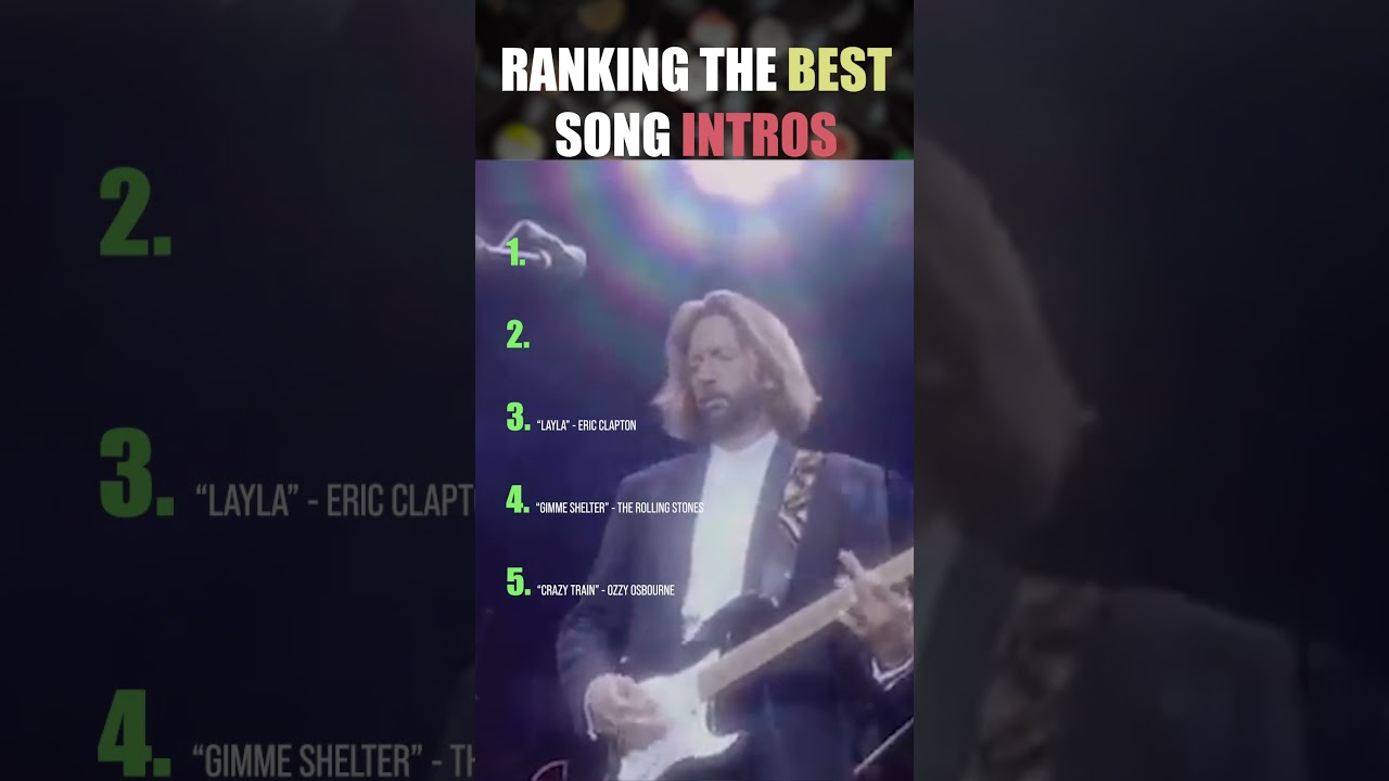 Top 5 Greatest Song Intros of All Time