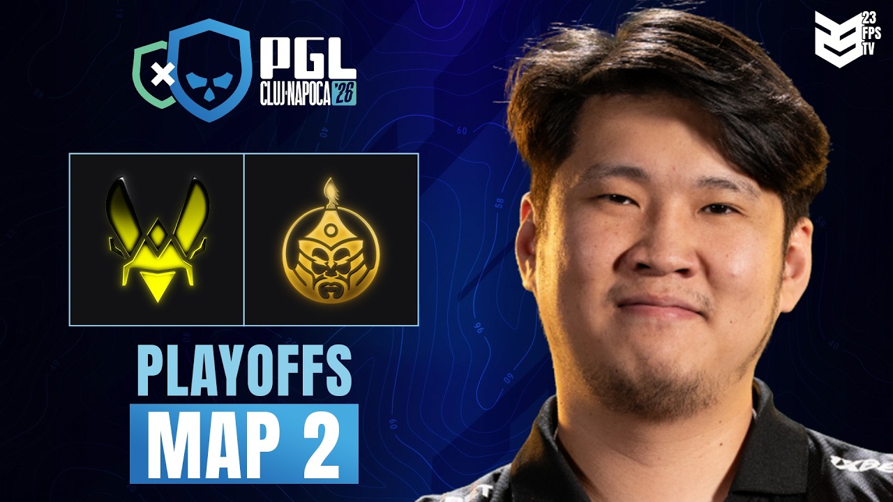 [Full match] Vitality vs MongolZ | PGL Cluj-Napoca 2026 | Playoffs | MAP 2