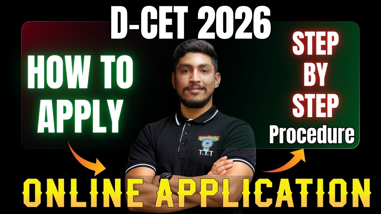 D-CET 2026 Apply Online Full Process 🚨 | Step-by-Step  Guide (Kannada) | ತಪ್ಪಿಲ್ಲದೆ Apply ಮಾಡಿ