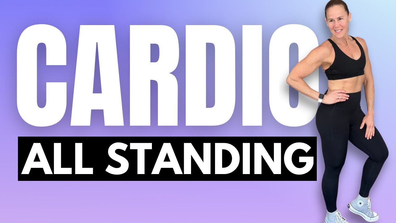 30 MIN All Standing Cardio NO JUMPING with Wrist Weights & Ankle Weights