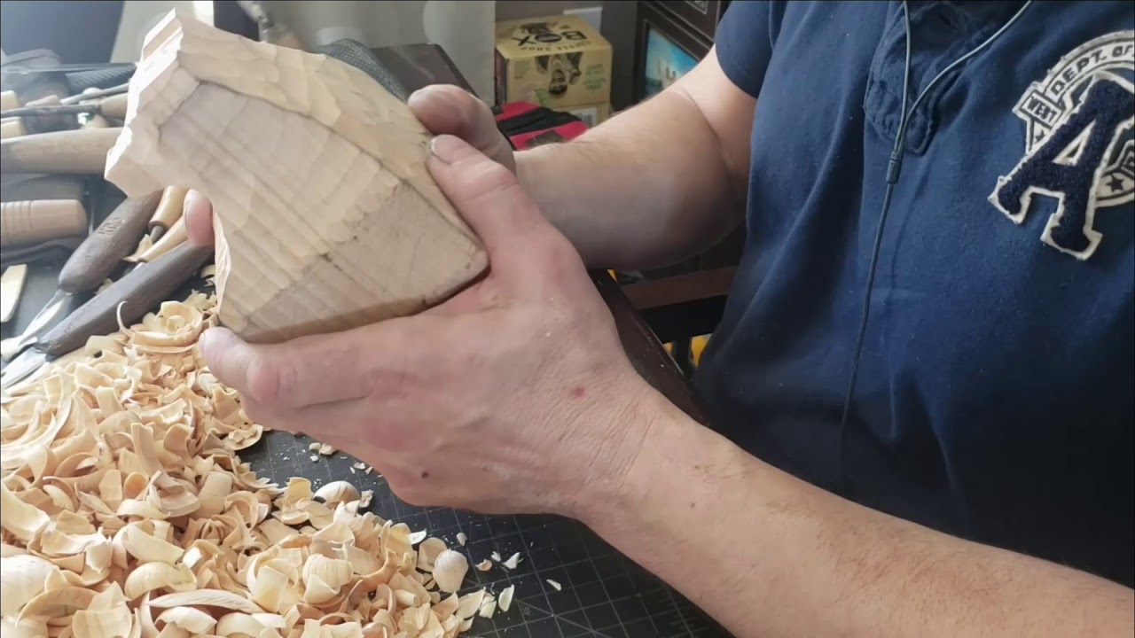 How to carve a bear. Start to finish