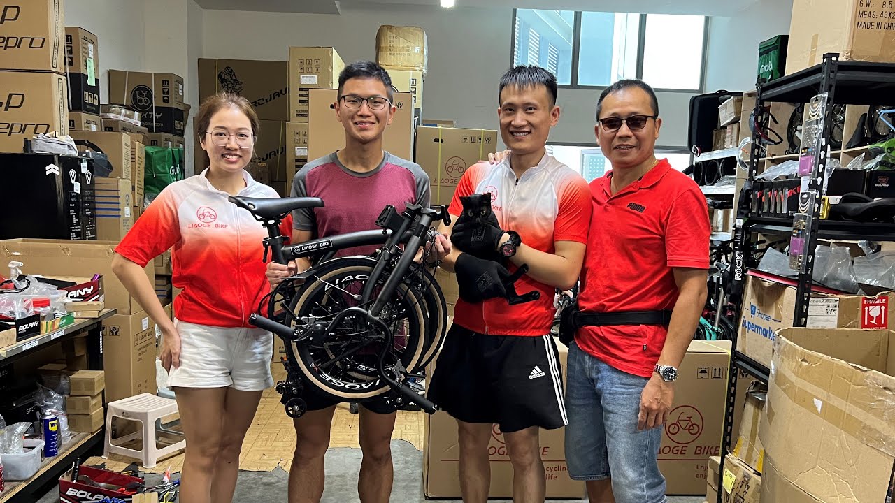 LIOW VIDEO: Liaoge666 (3rd gen) Trifold Bike 辽哥折叠自行车开箱