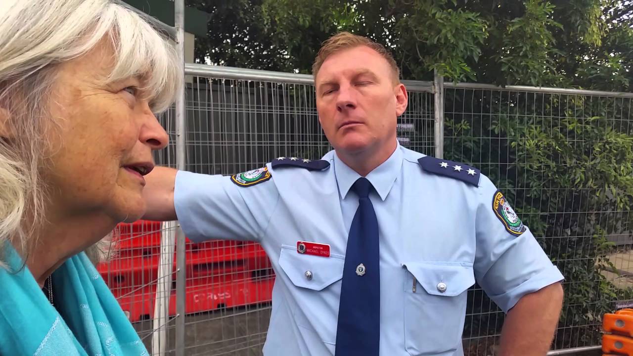 Wendy Bacon questions Leighton / police about WestCONnex