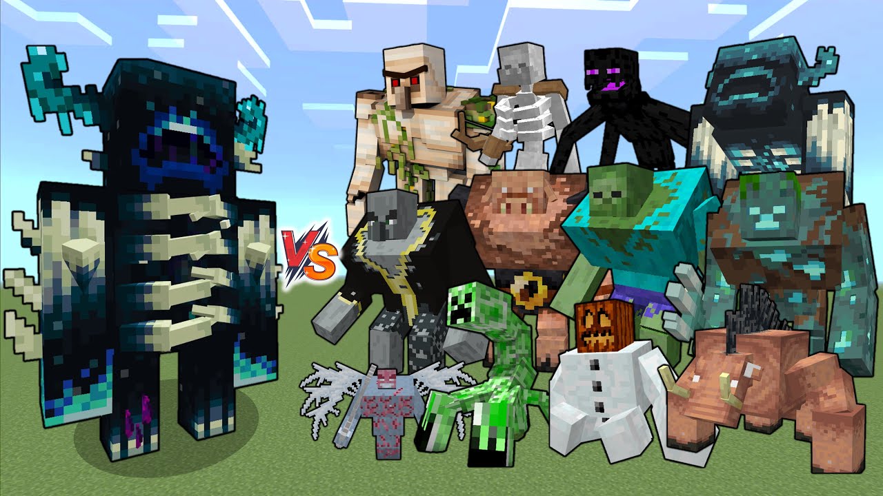 ULTRA WARDEN vs Mutant Creatures - Ultra Warden vs All Mutant Mobs