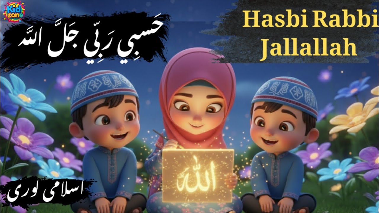 Hasbi Rabbi Jallallah Naat | حَسبِي رَبِّي جَلَّ اللَّه | Islamic lullaby for kids
