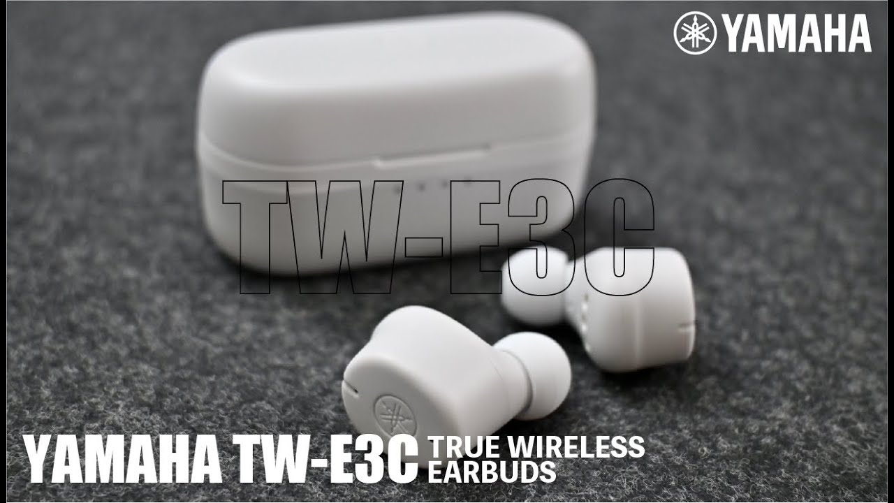 【新製品】YAMAHA 完全ワイヤレスイヤホン「TW-E3C」マルチポイント機能！