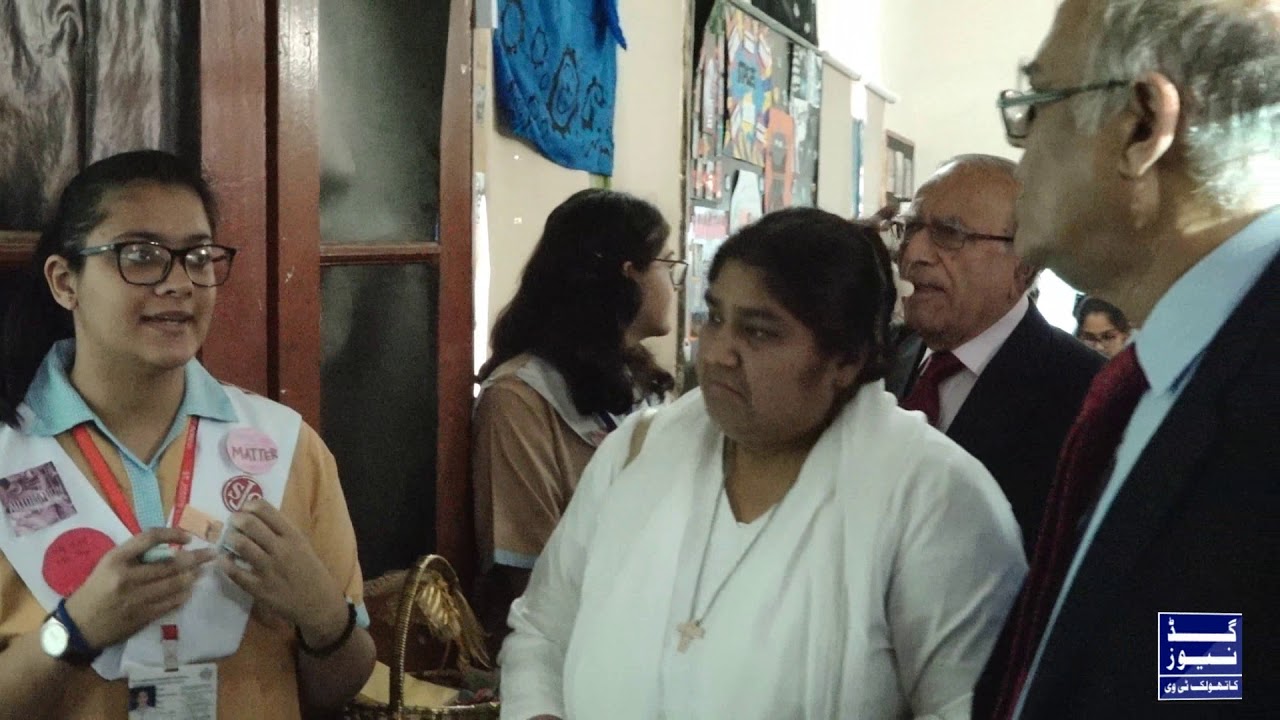 St joseph school karachi computer science & Art exhibition