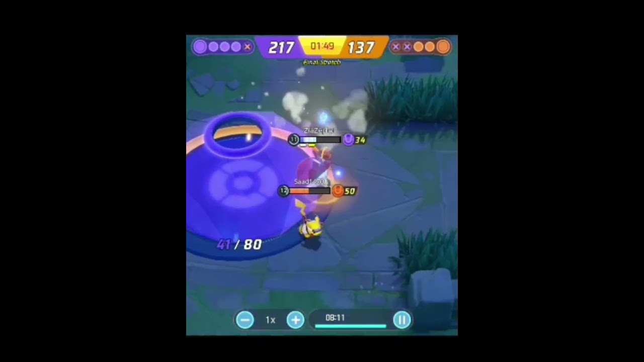 ELDEGOSS 2KO Greninja and Pikachu #pokemonunite #eldegoss #eldegod