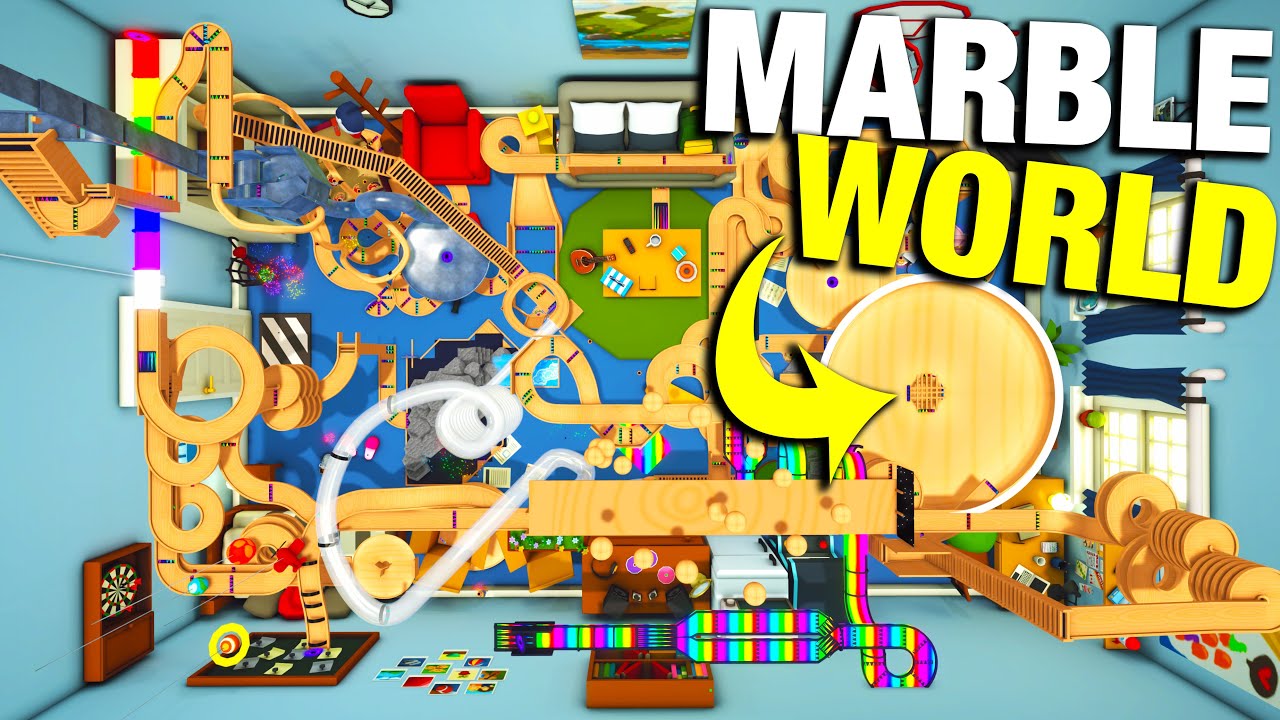 HUGE Marble Run (I Broke It...) - Marble World
