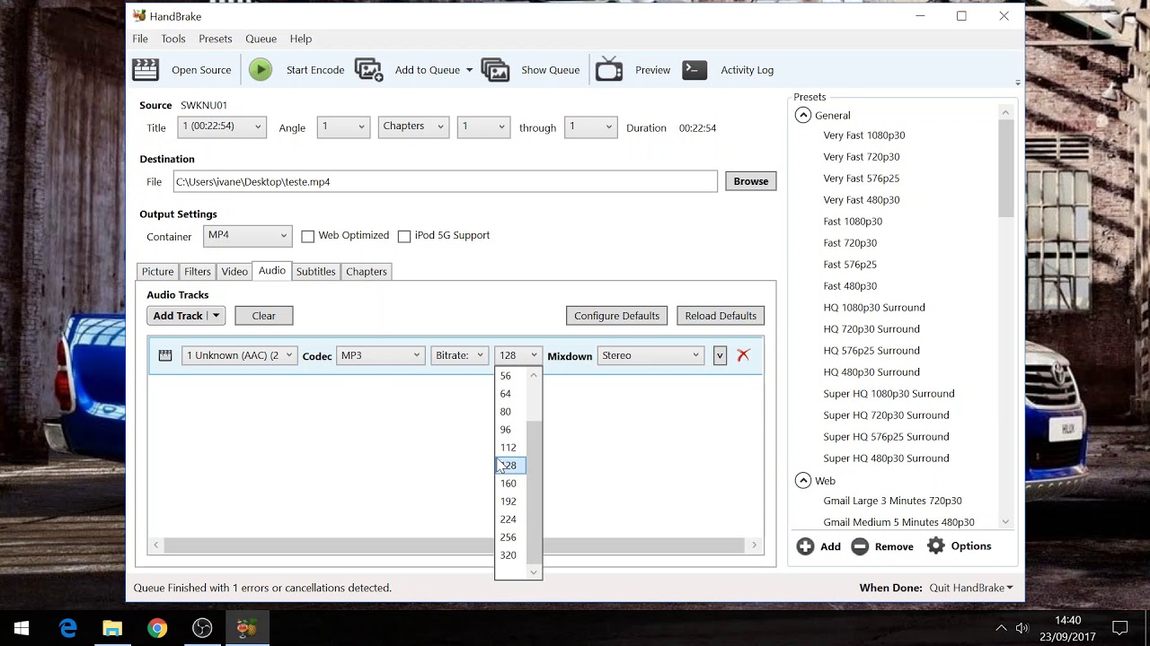 HandBrake - Tutorial de compactar vídeo sem perda de qualidade
