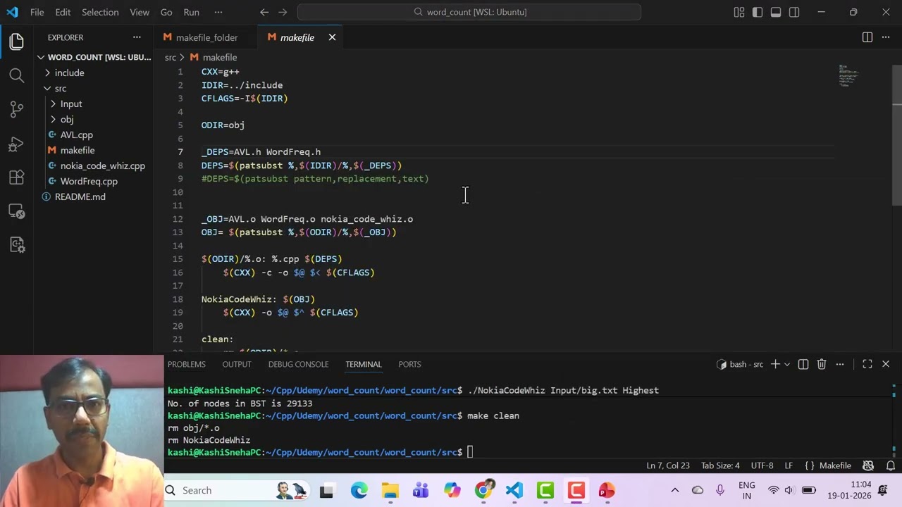 Writing Makefile for 