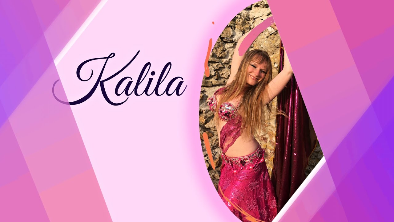 Kalila - Double veil bellydance (Orient&aacute;lny bru&scaron;n&yacute; tanec s dvoma z&aacute;vojmi)