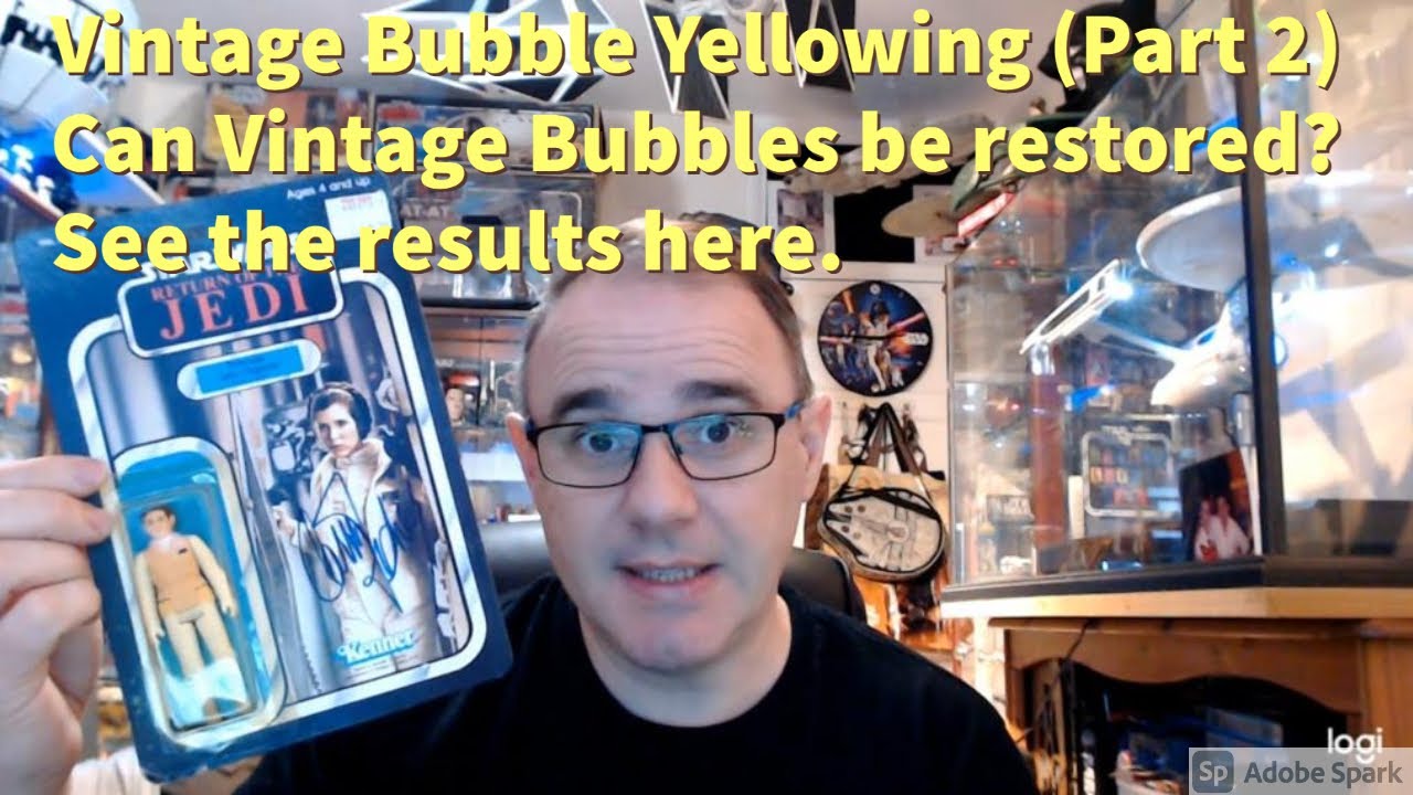 Vintage figures, can yellow bubbles be restored PART 2 Fixing Yellowed Plastic. See the results