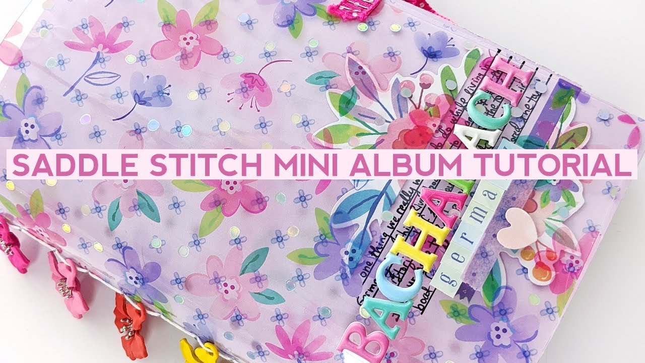 Process Video #151 - Saddle Stitch Mini Album Tutorial
