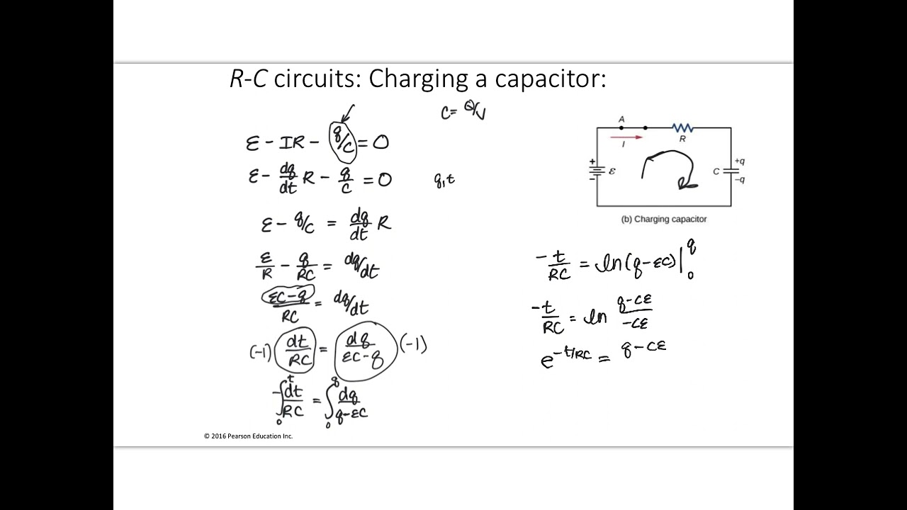 charging and discharging a capacitor