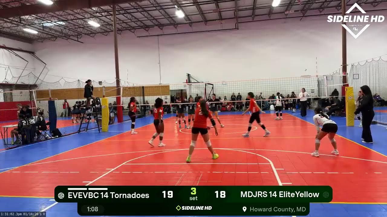 MDJRS 14 EliteYellow vs. EVEVBC 14 Tornadoes (2026.01.10)