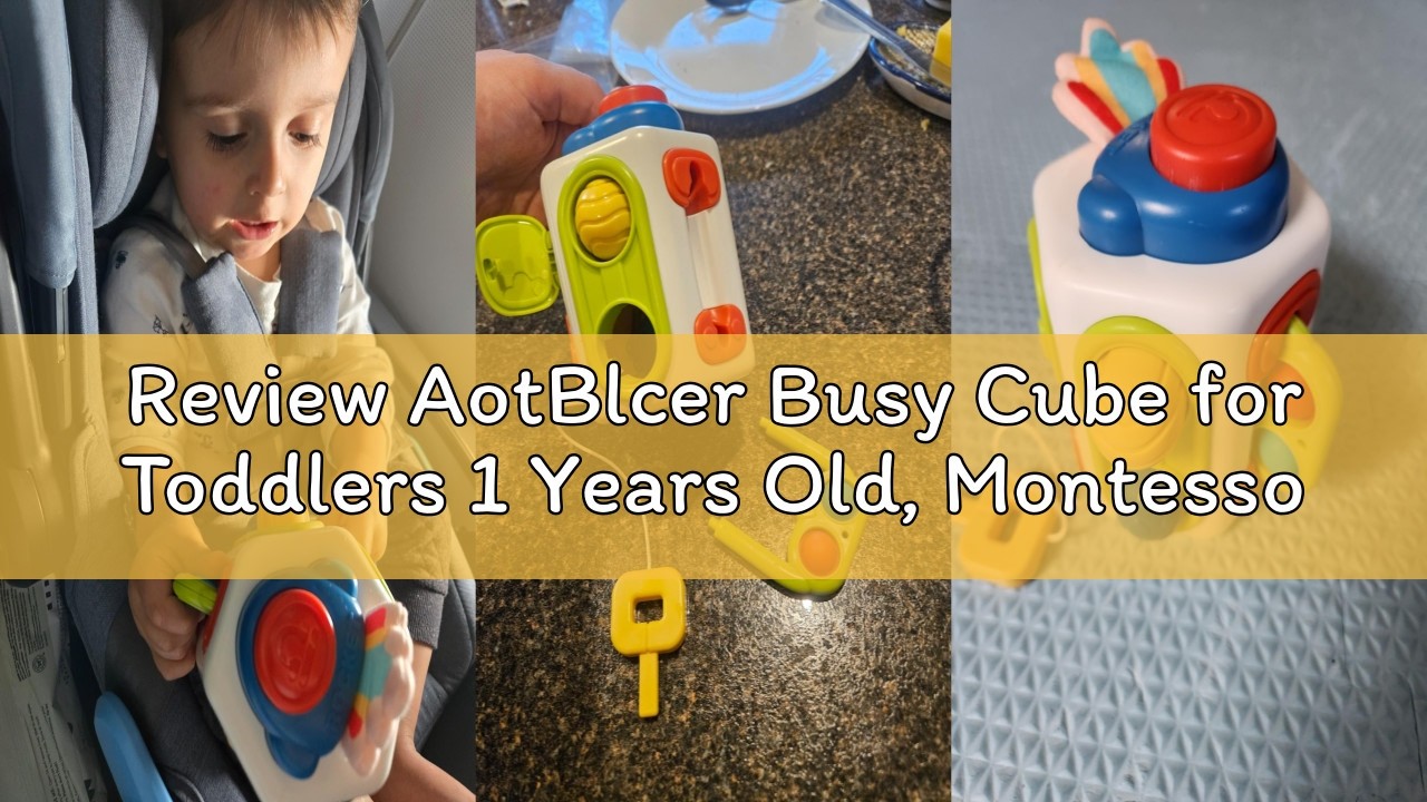 Review AotBlcer Busy Cube for Toddlers 1 Years Old, Montessori Toys for 1 Year Old - Ideal Gifts for
