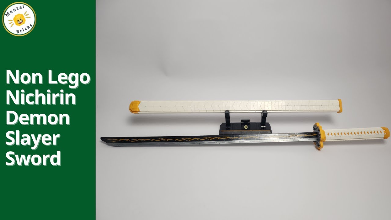 Non Lego Demon Slayer Nichirin Sword Katana Speed Build