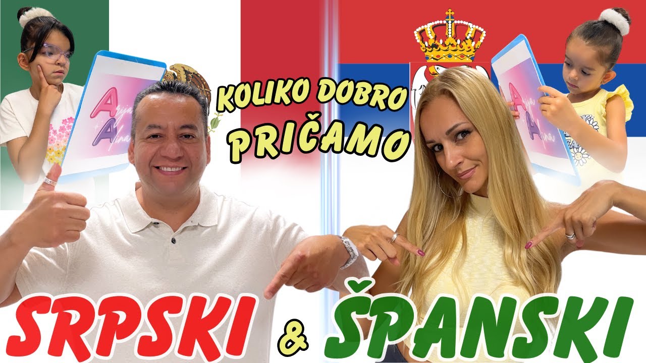 Koliko dobro PRIČAMO SRPSKI i ŠPANSKI? 🇷🇸🇲🇽 #language #srbija #mexico