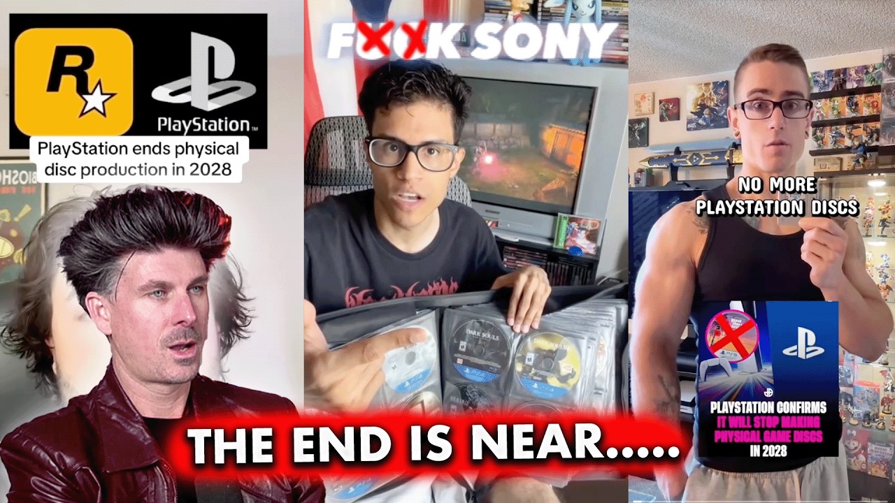 Конец эры физических носителей | Sony объявляет об отказе от дисков после 2028 года