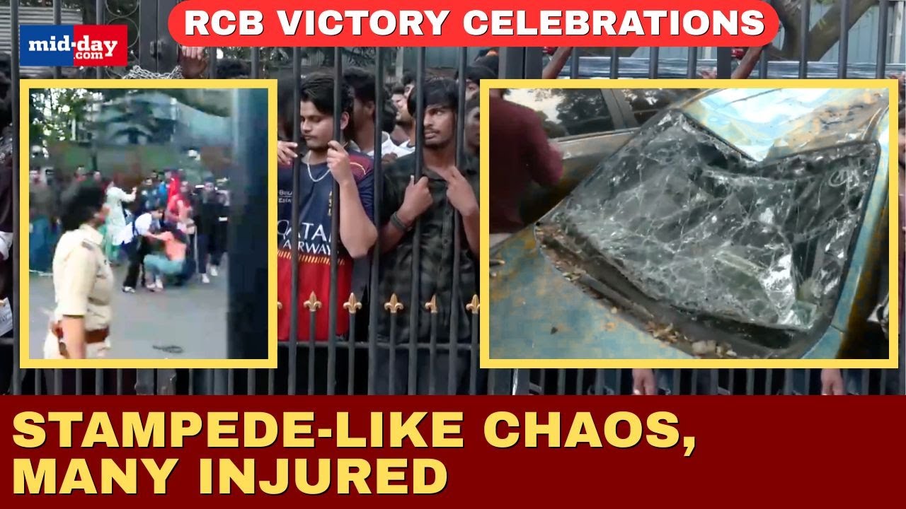 RCB's IPL 2025 Victory Chaos: Stampede Outside Chinnaswamy Stadium, Several Injured