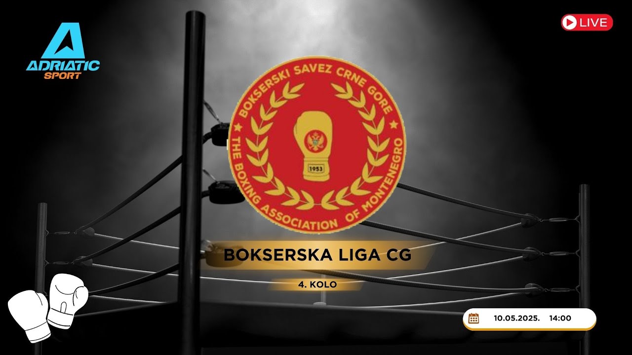 Bokserska liga Crne Gore | 4. kolo | LIVE
