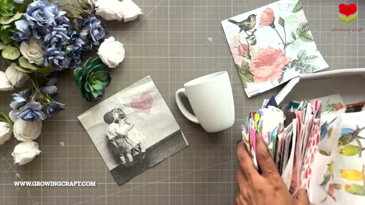 Plastic Pot Easy Decoupage tutorial I 1 DIY How to make DIY planter