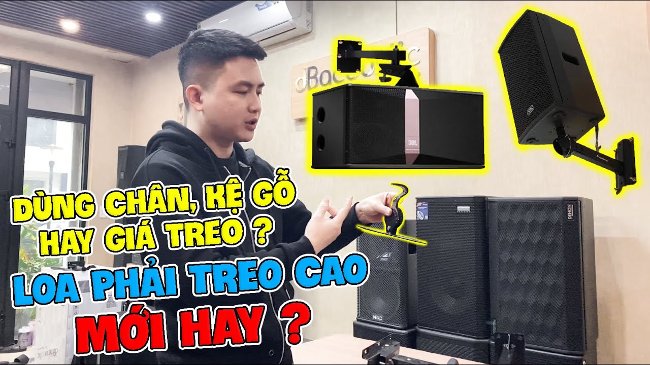 Có Phải Treo Loa Cao Thì Mới Hay - Những Cách Bày Trí Loa Trong Nhà