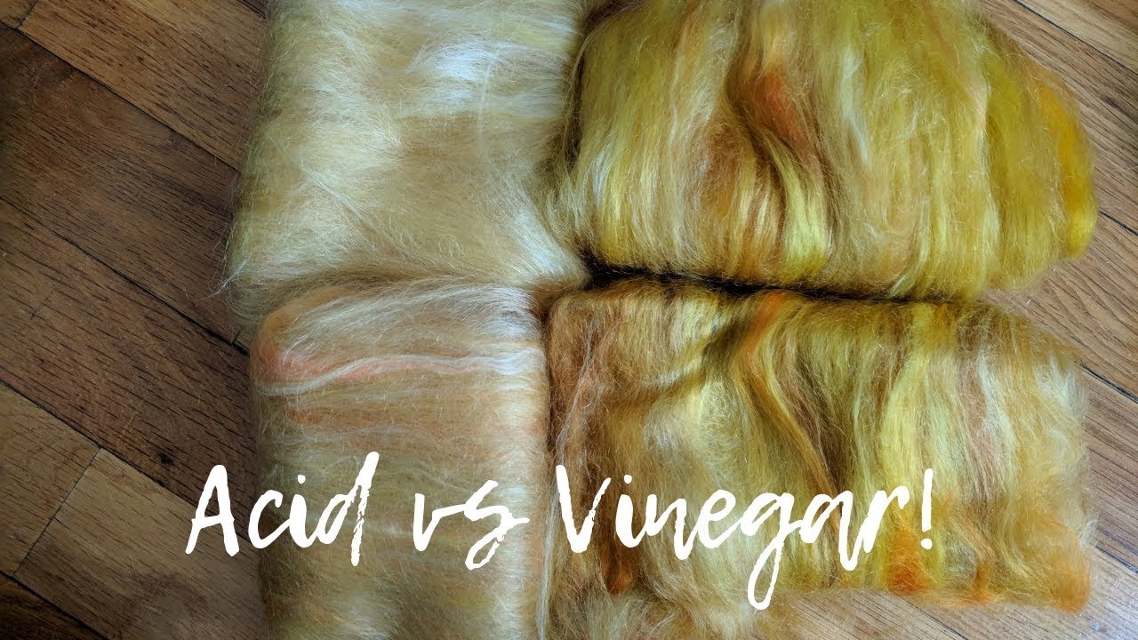 Music: Dyeing Spinning Fiber Citric Acid Handpainted vs Vinegar Kettle?!
