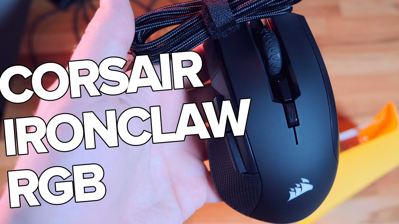 Corsair Ironclaw RGB - 18000 DPI на проводе!!!!
