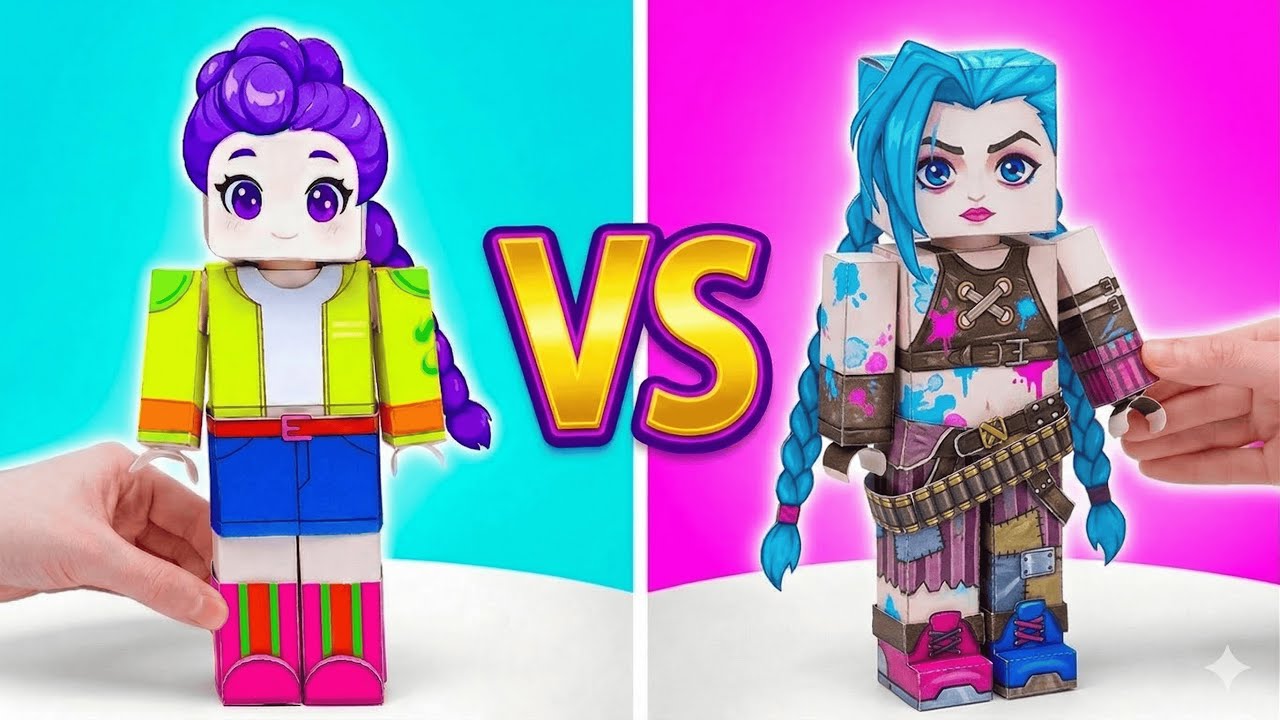 डार्क फैंटेसी डॉल मेकओवर! 💜🧵 क्राफ्ट, स्टाइल और खेल का अनोखा सफर