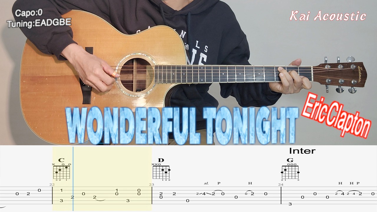 Wonderful Tonight(Eric Clapton) | Fingerstyle Guitar Tutorial