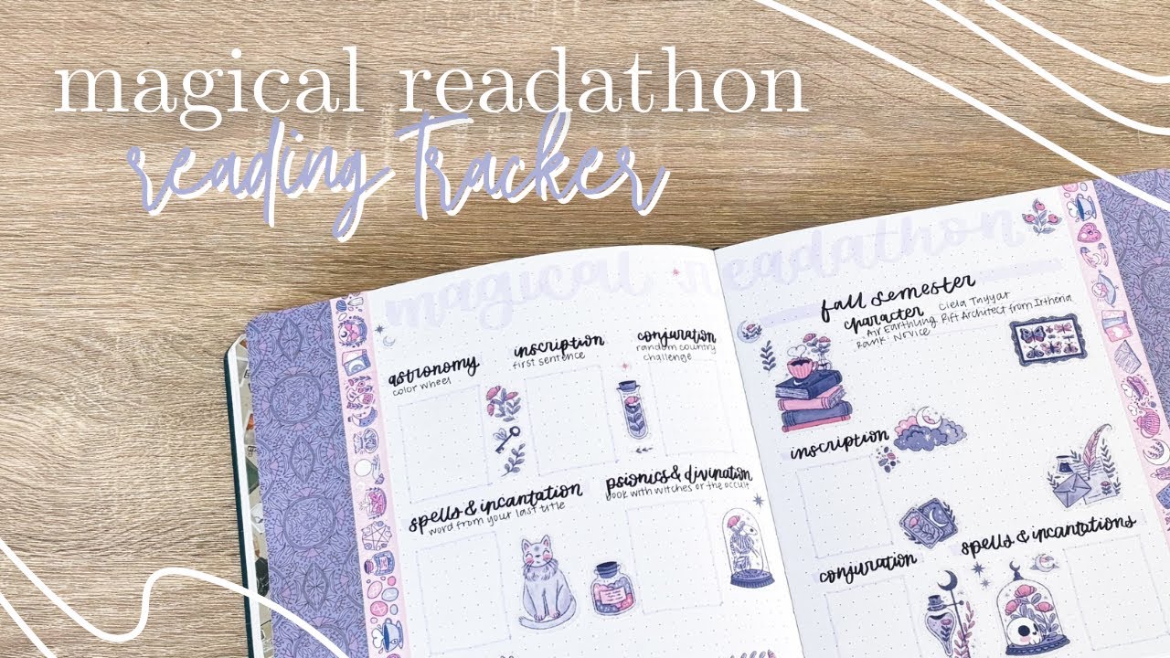 magical readathon reading tracker