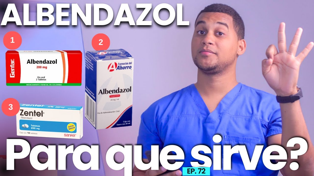 ALBENDAZOL PARA QUE SIRVE | 3 COSAS | F&aacute;cil y R&aacute;pido